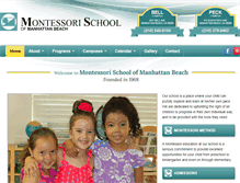 Tablet Screenshot of montessorimb.com